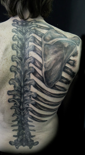 Spine tattoos