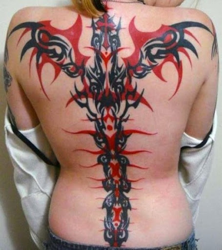 Tribal Tattoos full back tribal tattoo ideas