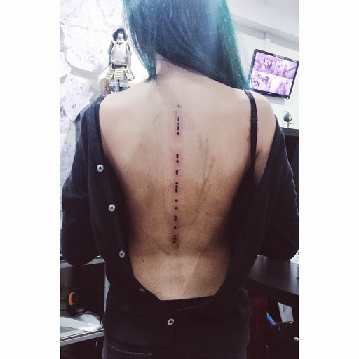 Spine tattoos