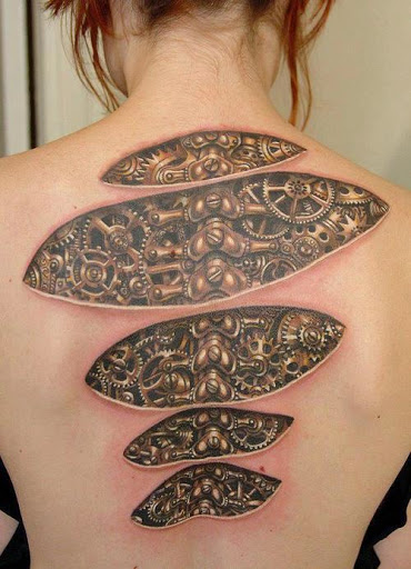 Spine tattoos