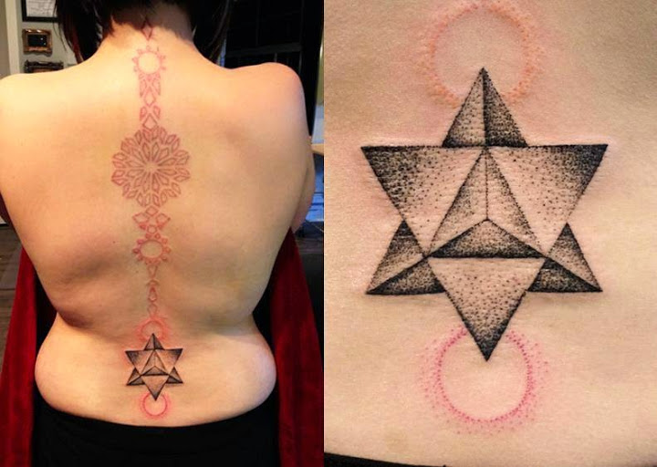 Spine tattoos
