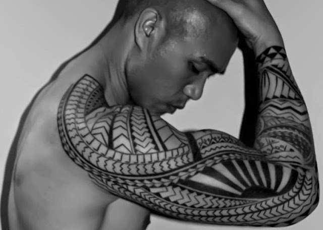 Tribal Tattoos filipino tribal tattoo on full sleeve