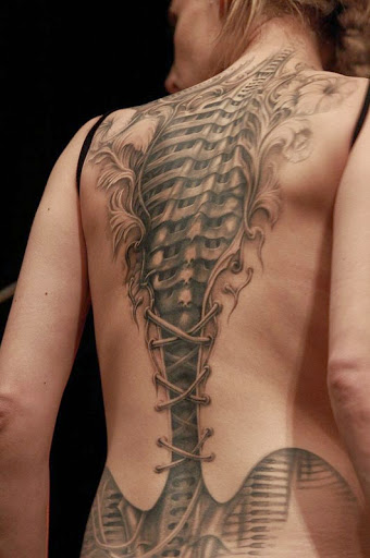 Spine tattoos
