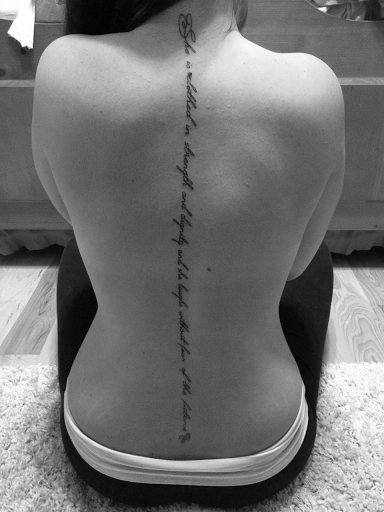 Spine tattoos