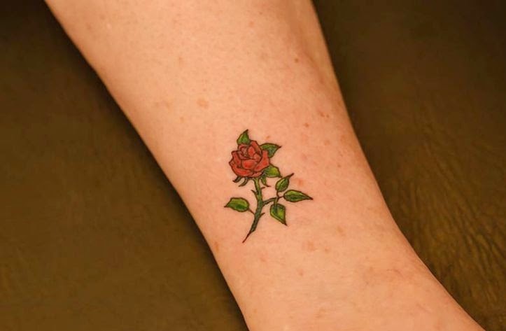small rose tattoos