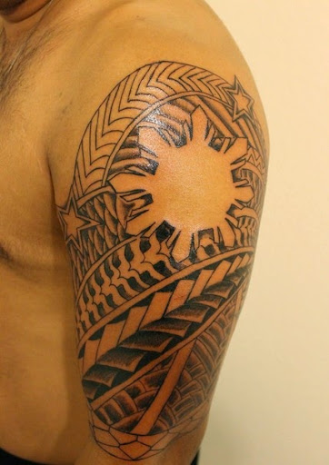 Tribal Tattoos filipino tribal tattoos on sleeve