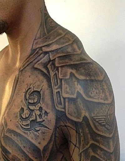Shoulder tattoos Warrior tattoo designs for shoulder