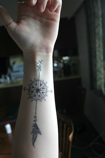 compass tattoo