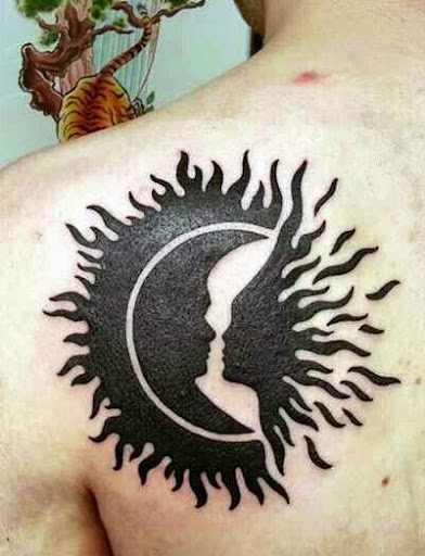sun Tattoo black sun tattoo