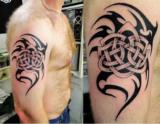Tribal Tattoos celtic tribal tattoos on half sleeves
