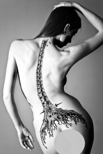 Spine tattoos