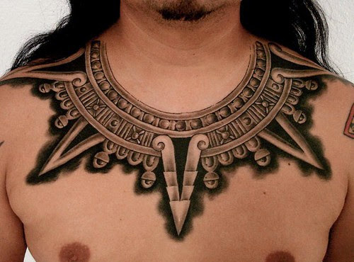 Tribal Tattoos aztec tribal tattoos on neck
