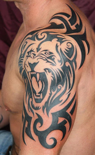 Tribal Tattoos tribal lion tattoos designs pictures