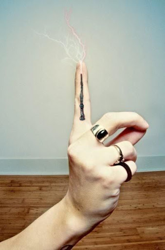 Finger tattoo unique finger tattoo