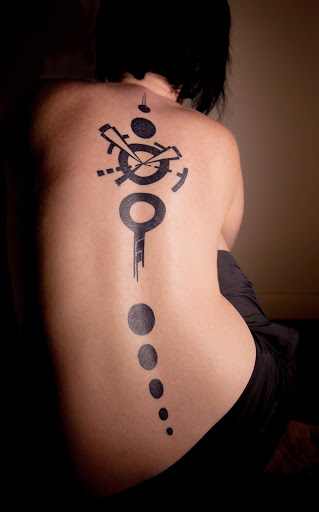Spine tattoos