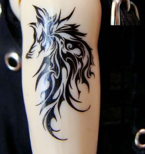 Tribal Tattoos wolf tribal tattoos designs