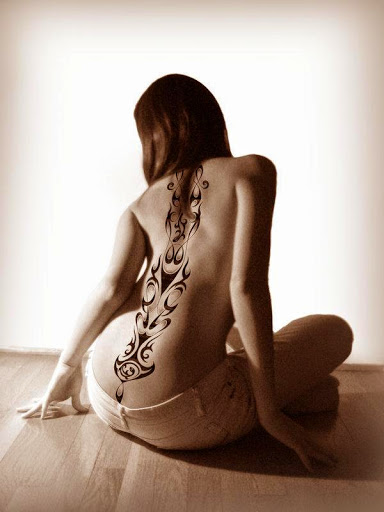 Spine tattoos