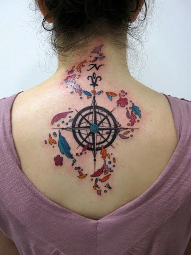 compass tattoo