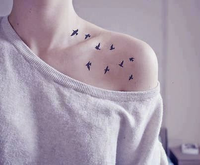 Shoulder tattoos birds shoulder tattoos