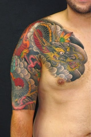 Shoulder tattoos japanese dragon tattoos for shoulder