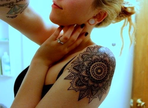 Shoulder tattoos mandala shoulder tattoos for girls