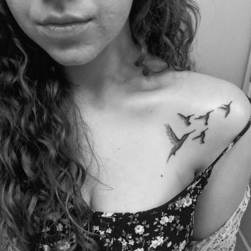 Shoulder tattoos Birds shoulder tattoos