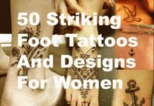 foot tattoo designs and ideas