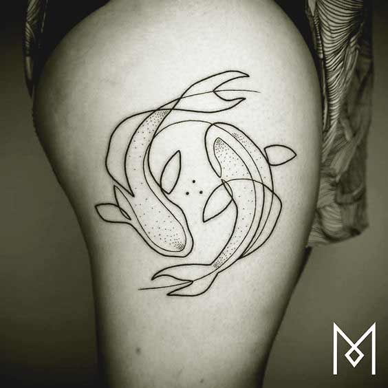 Best Pisces tattoos designs