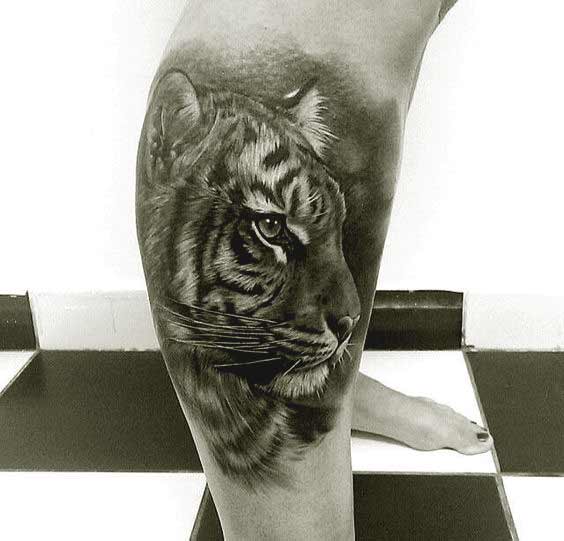 Best Tiger Tattoos For Men And Women Tiger tattoo designs on leg for girls