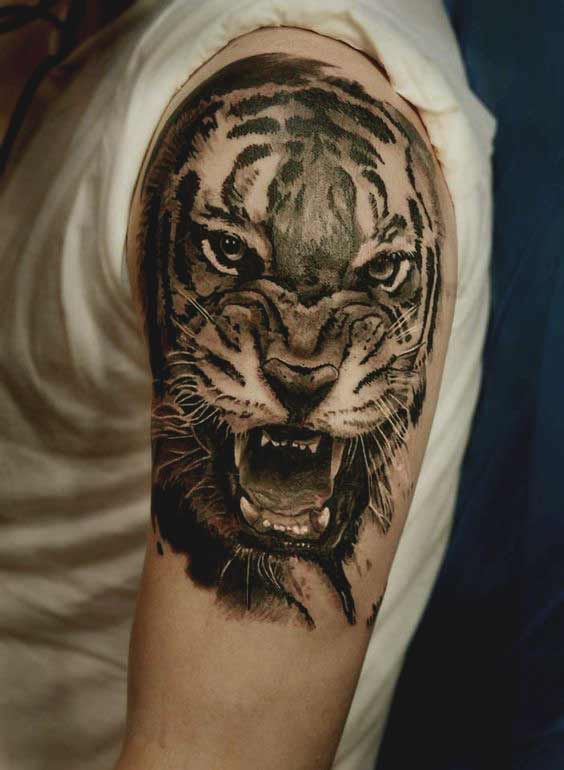 Best Tiger Tattoos For Men And Women Tiger tattoo designs on shoulder
