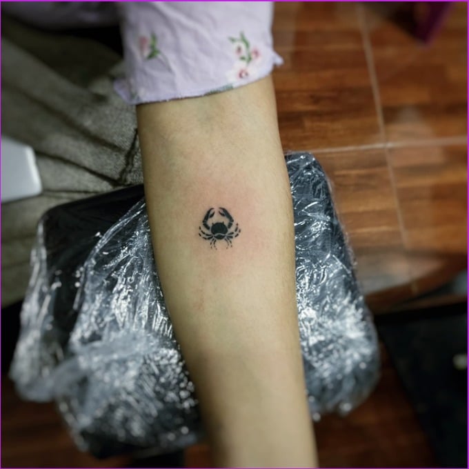 cancer zodiac tattoos small