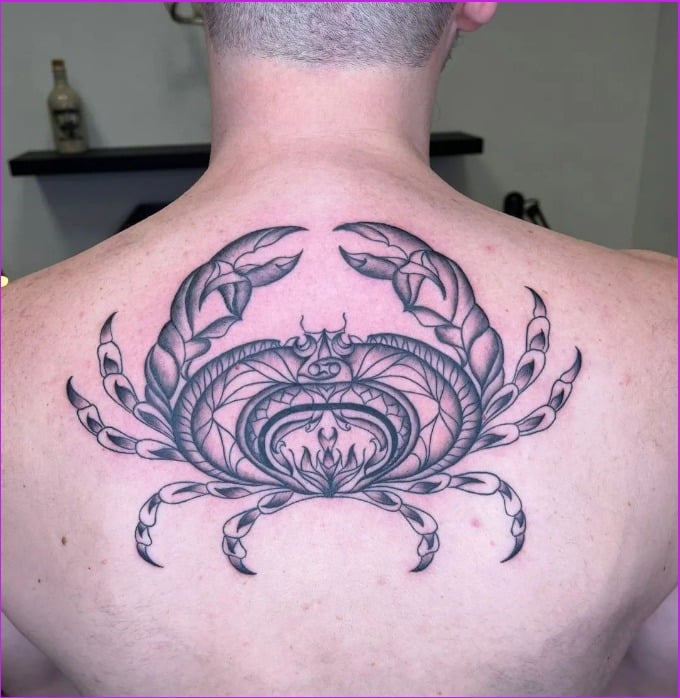 cancer zodiac tattoo ideas for guys