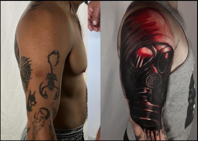 cover up tattoo arm 