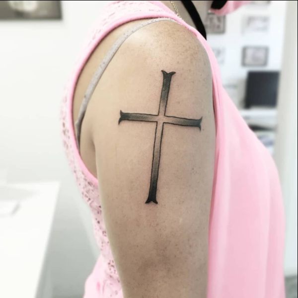 cross tattoos for women