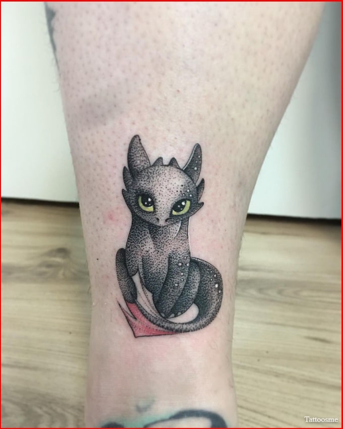 night fury dragon tattoos