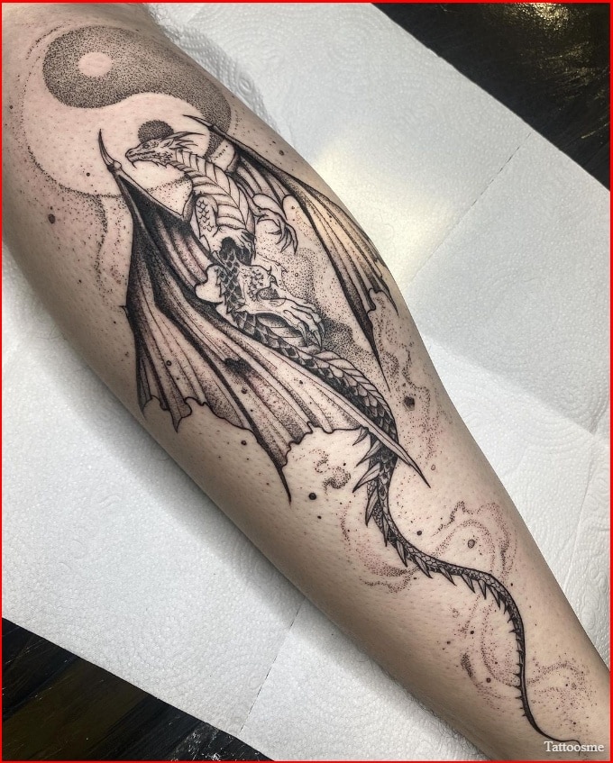 tattoo dragon tribal