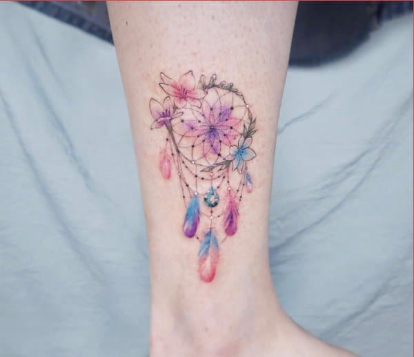 dream catcher girly tattoos