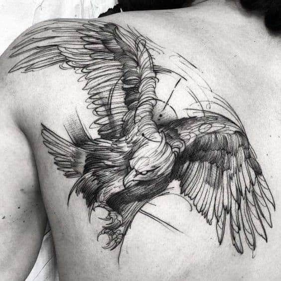 Eagle tattoos on back designs Eagle tattoos on back designs