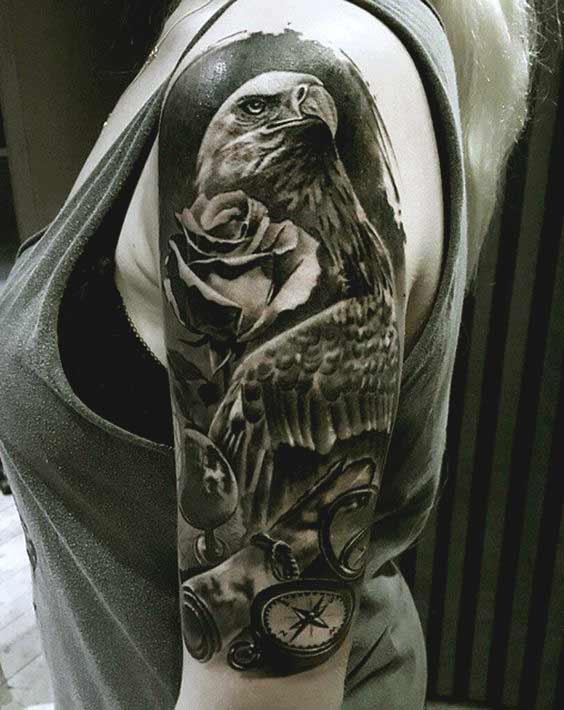 Best eagle tattoo designs for men and women Best eagle tattoos designs ideas men women 35