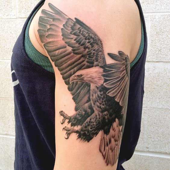 Best eagle tattoo designs for men and women Beautiful flying eagle tattoos