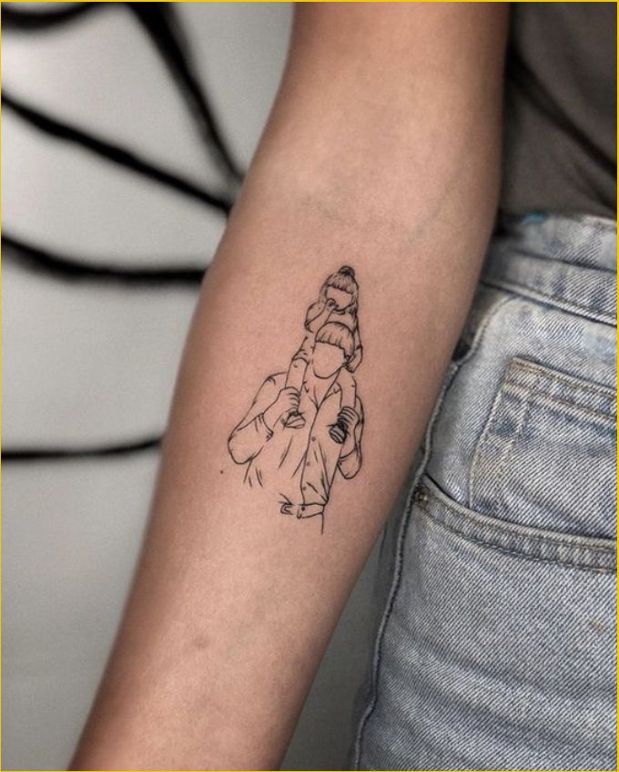 father tattoos for daughters