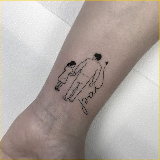 father tattoos for daughter