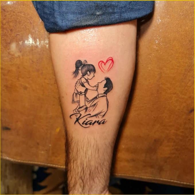 father tattoos for daughter