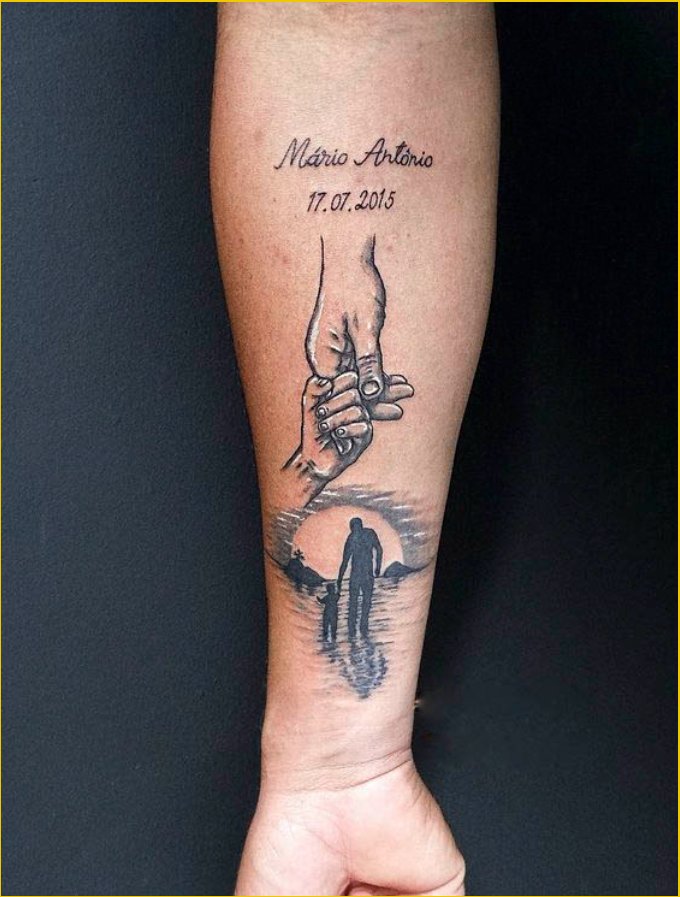 best father tattoos