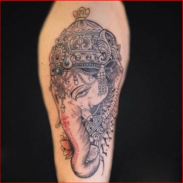 ganesh tattoo simple