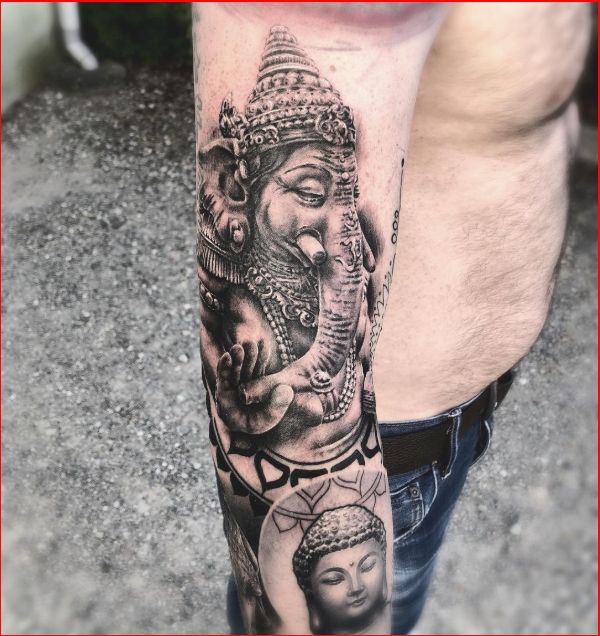 ganesha traditional tattoos