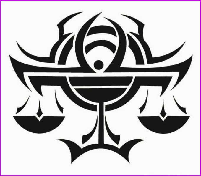 tribal libra tattoos