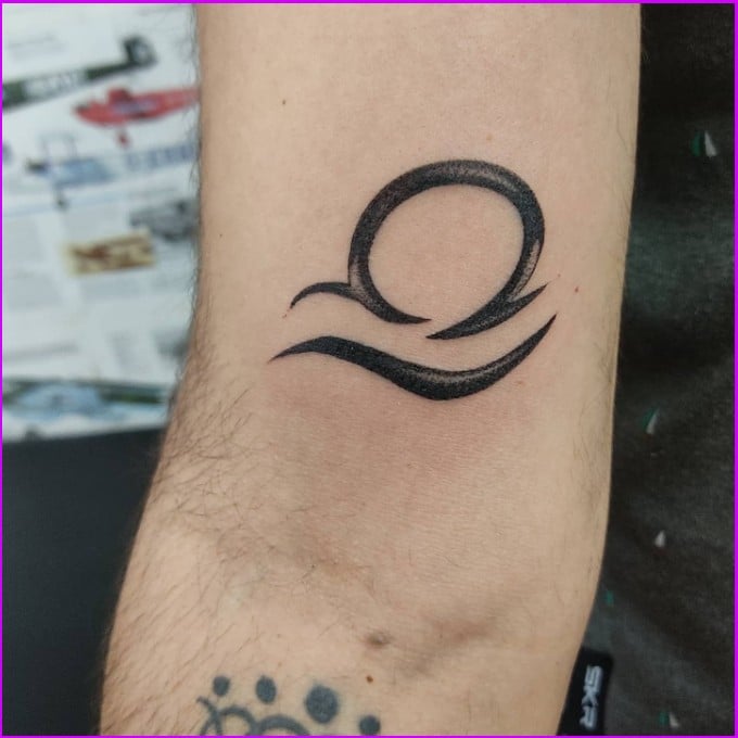 cute libra tattoo