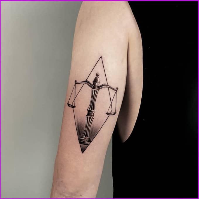 best libra tattoo