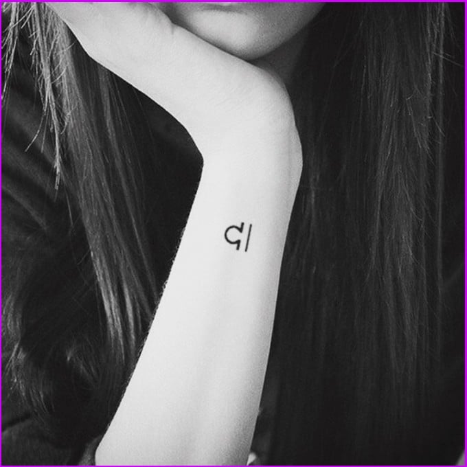 small libra tattoos on wrist
